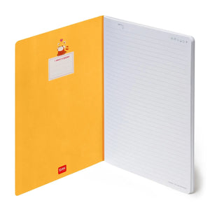 Legami - B5 Lined Defter ile Illustrated Hard Kılıf - Red Panda