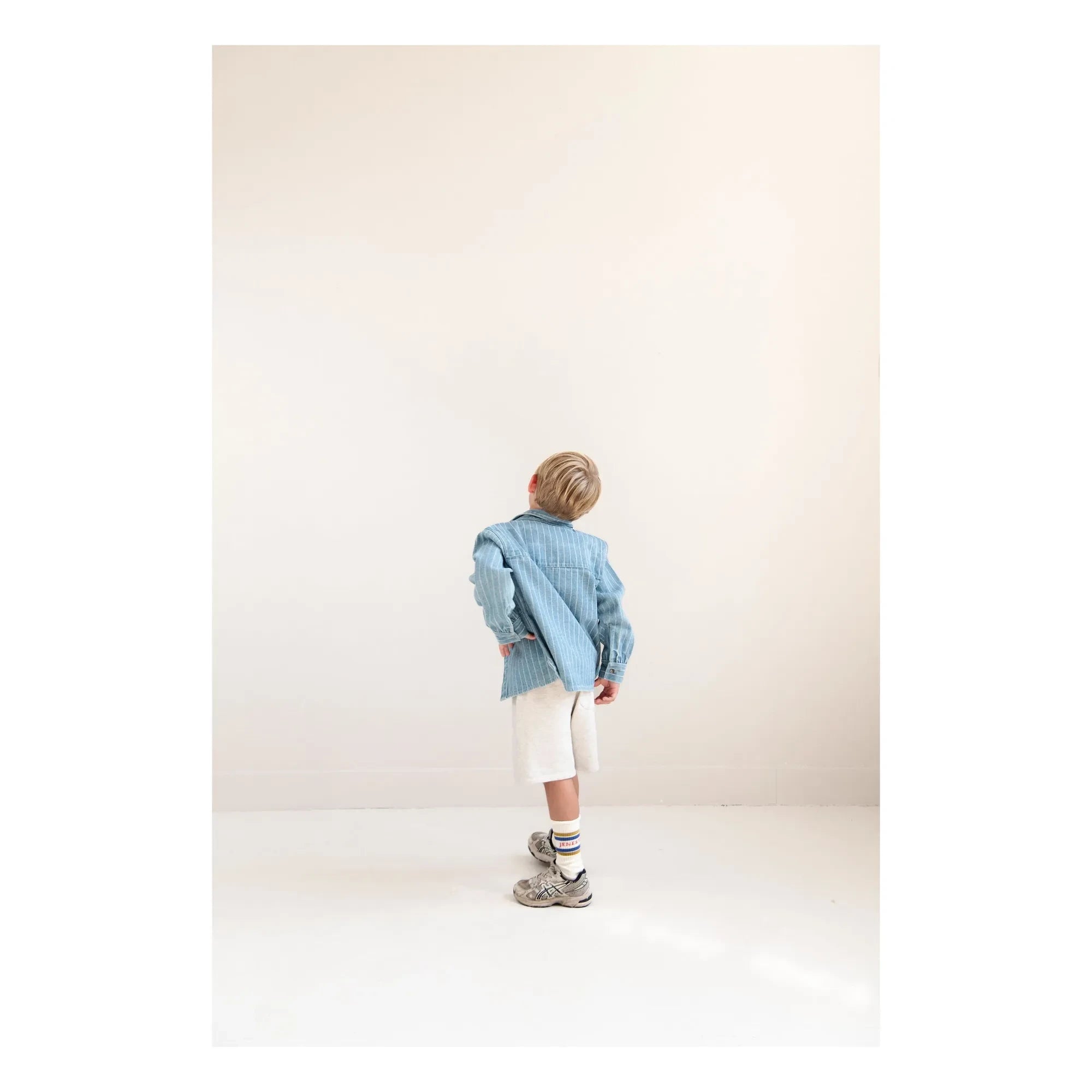 Jenest - Shorts de algodón orgánico Xavi | Gris claro