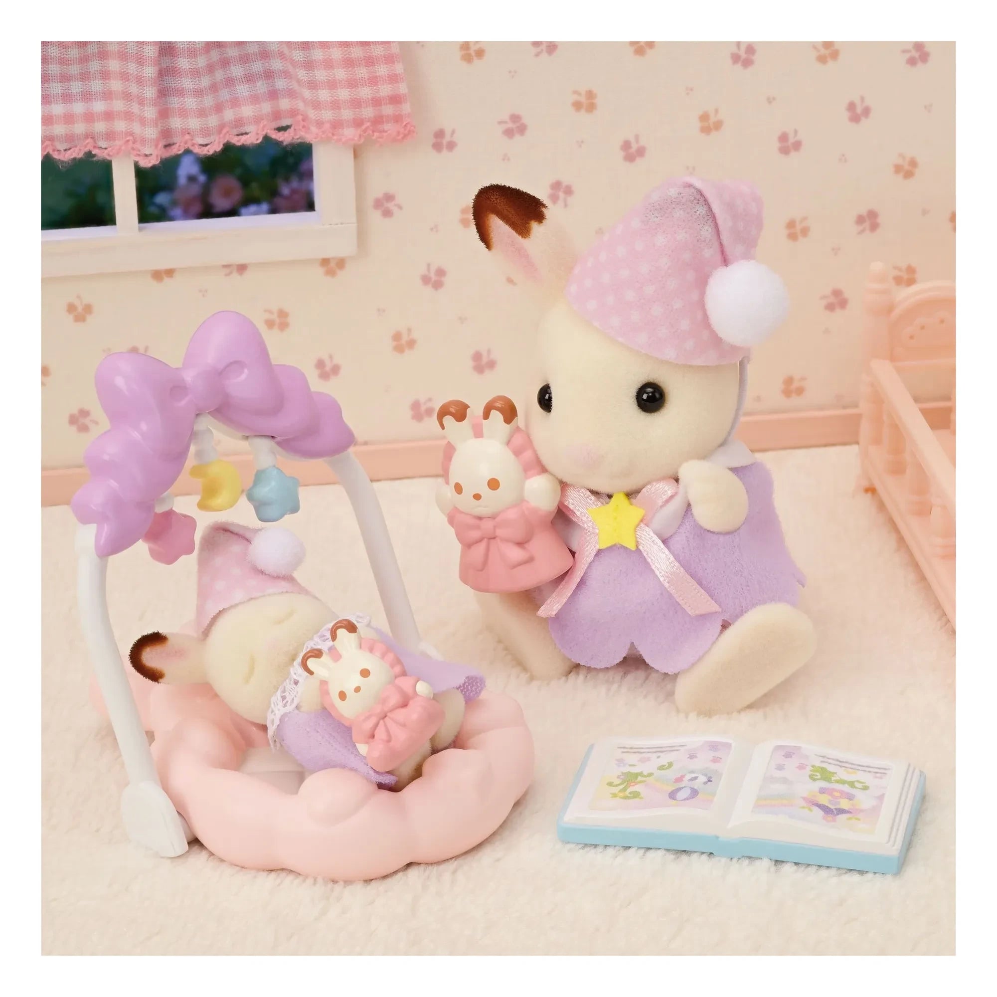 Sylvanian Families - La hora de dormir de las conejitas Chocolate