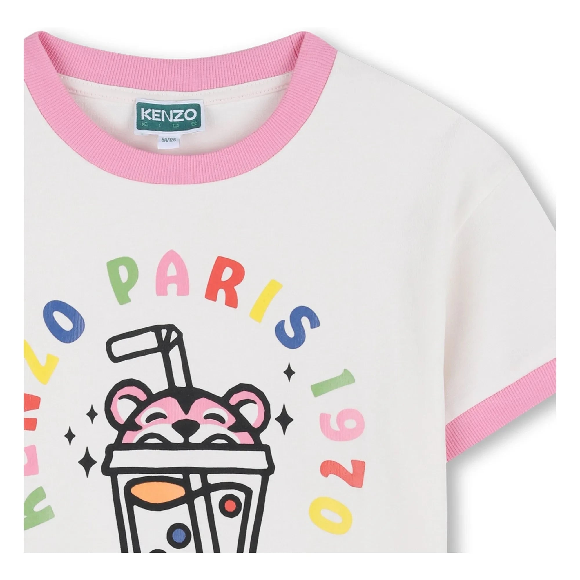 Kenzo - Camiseta Happy Sweet Bubble Tiger | Blanco