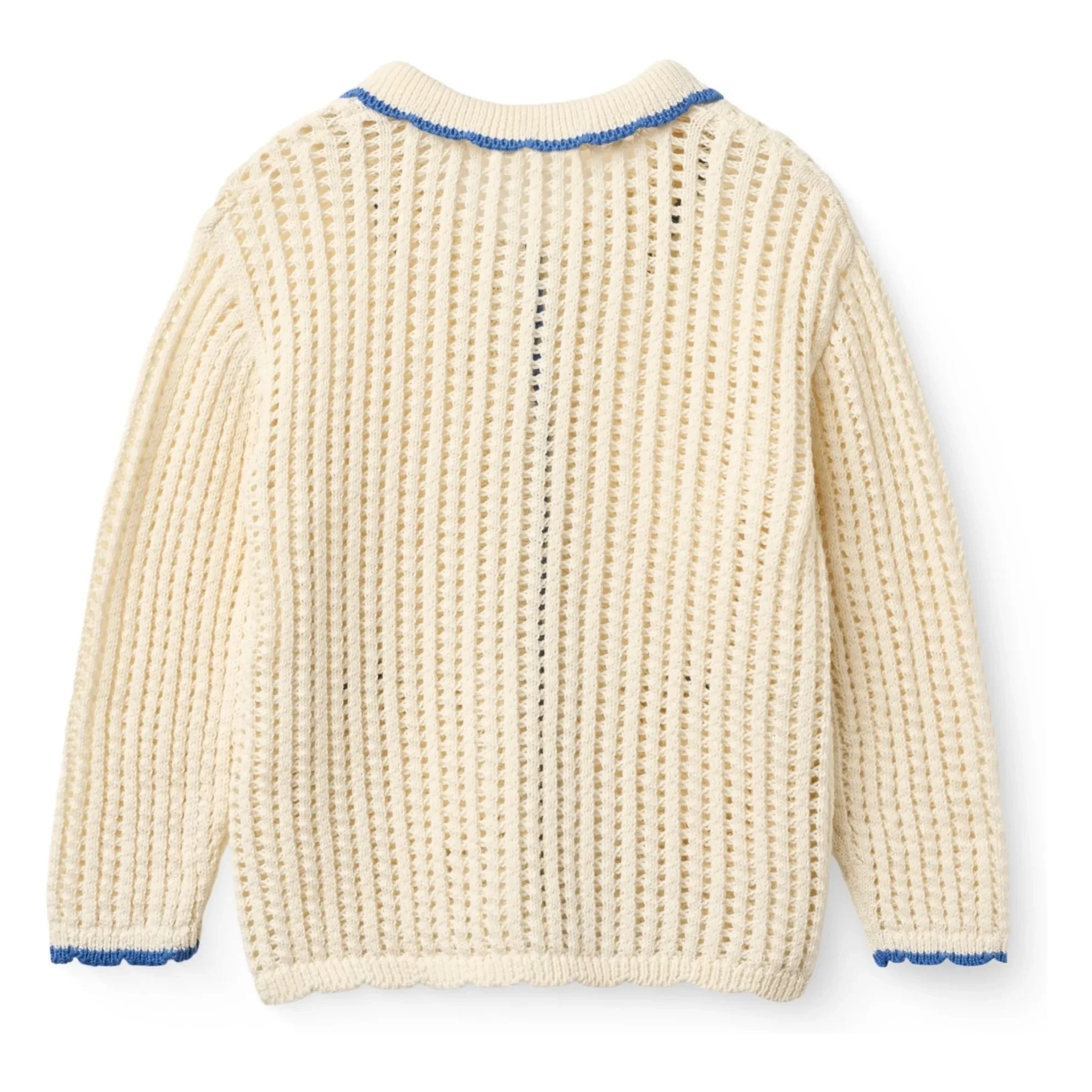 Copenhagen Colors - Cárdigan de punto de algodón orgánico | Crema