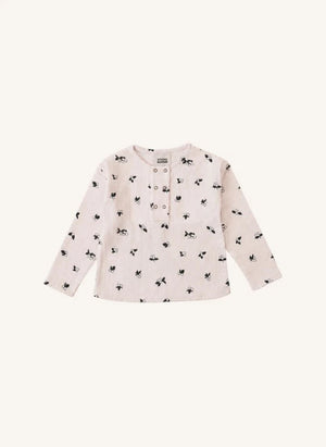 Studio Bohème - Romeo Gui Camiseta de Algodón Orgánico | Ecru