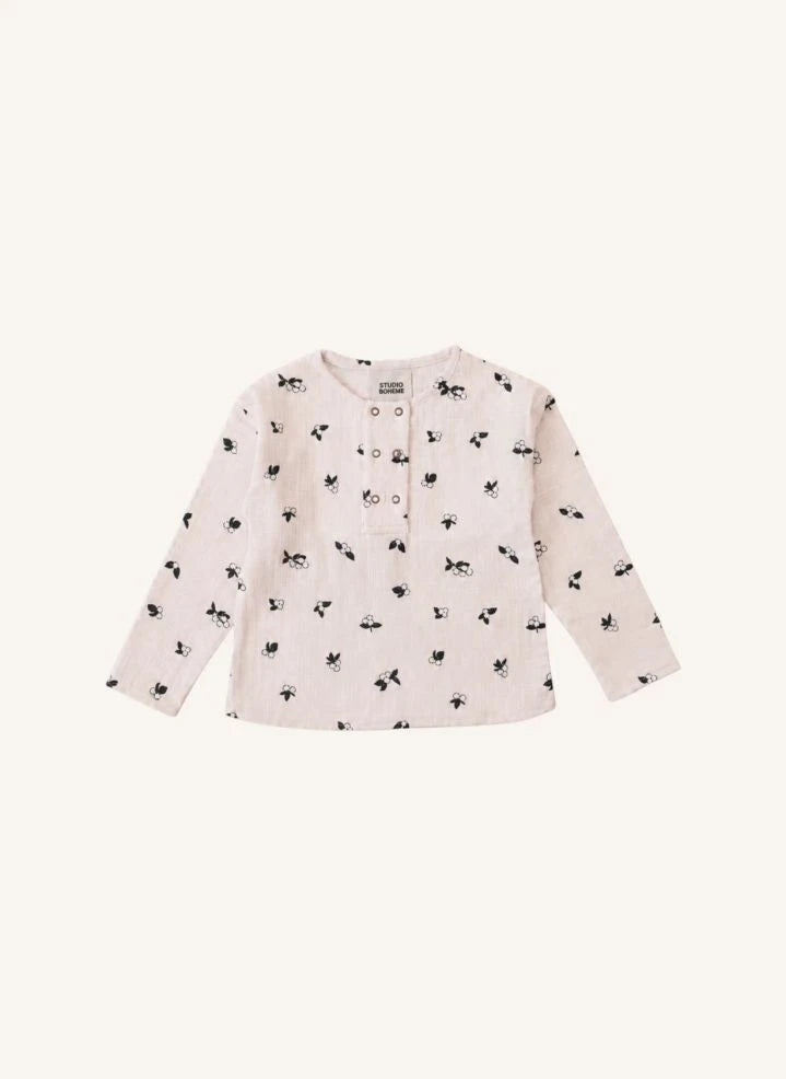Studio Bohème - Romeo Gui Camiseta de Algodón Orgánico | Ecru