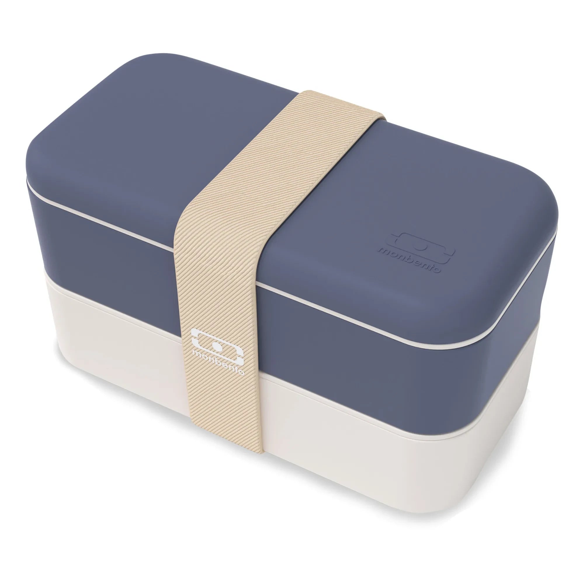 Monbento - MB Original Fiambrera Bento de Doble Compartimento Hermético | Azul