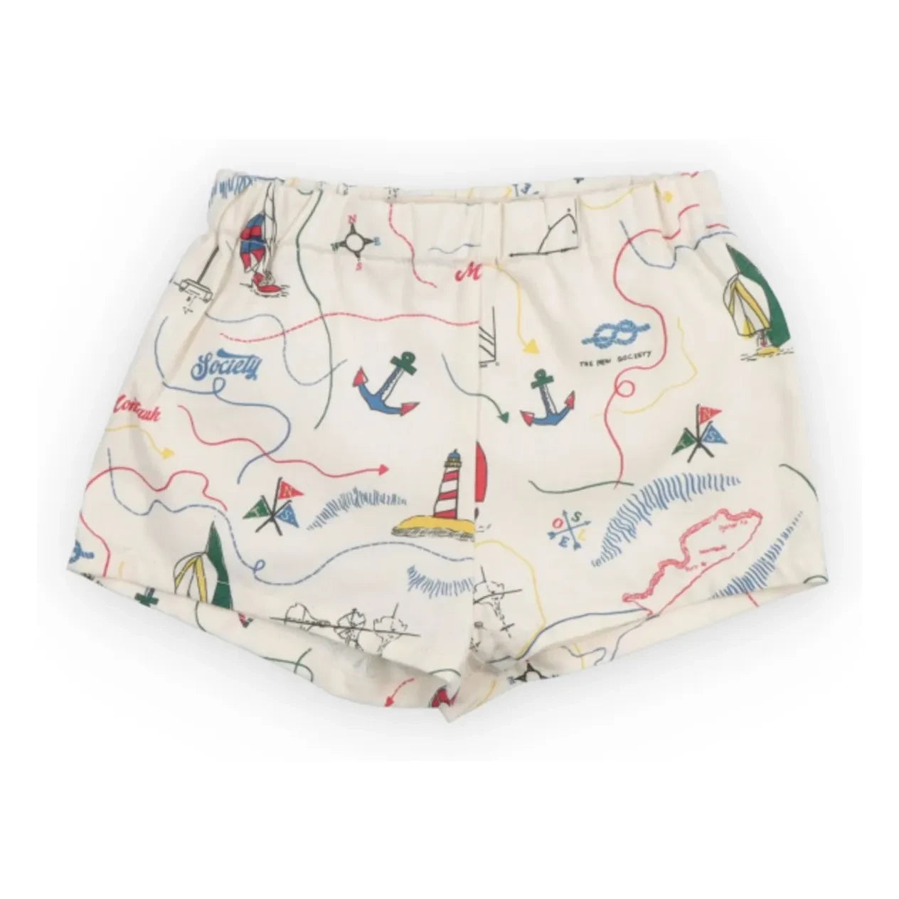 the new society - Short Carnation Bateau BCI Cotton Baby | Ecru