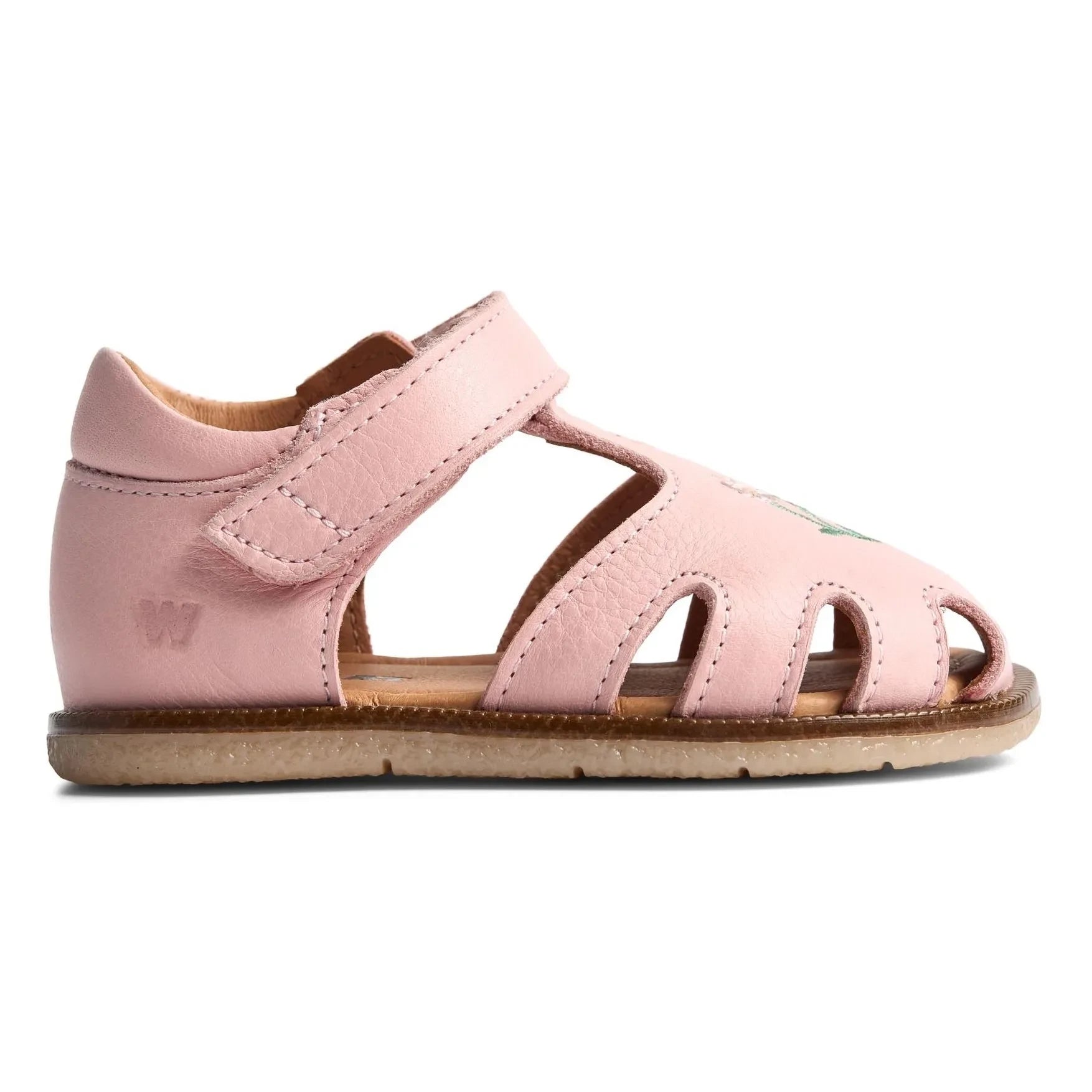 Wheat - Lowe Fleurs Sandalias de piel | Rosa claro