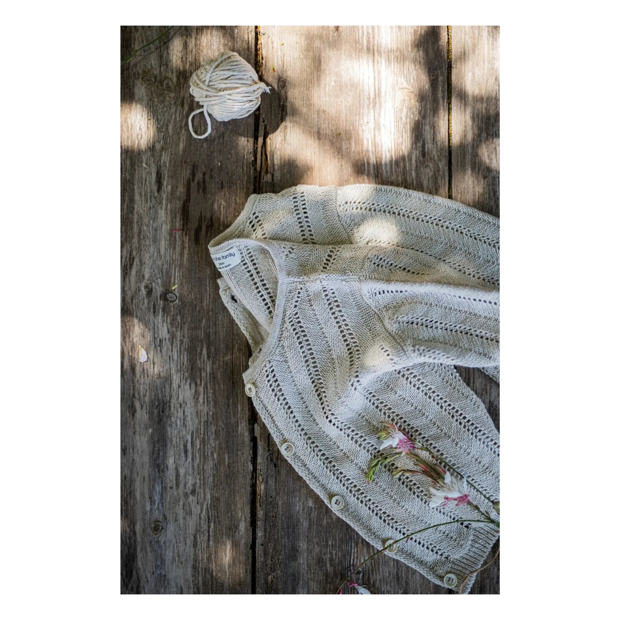 1+ in the family - Cárdigan Xelida Lino | Beige