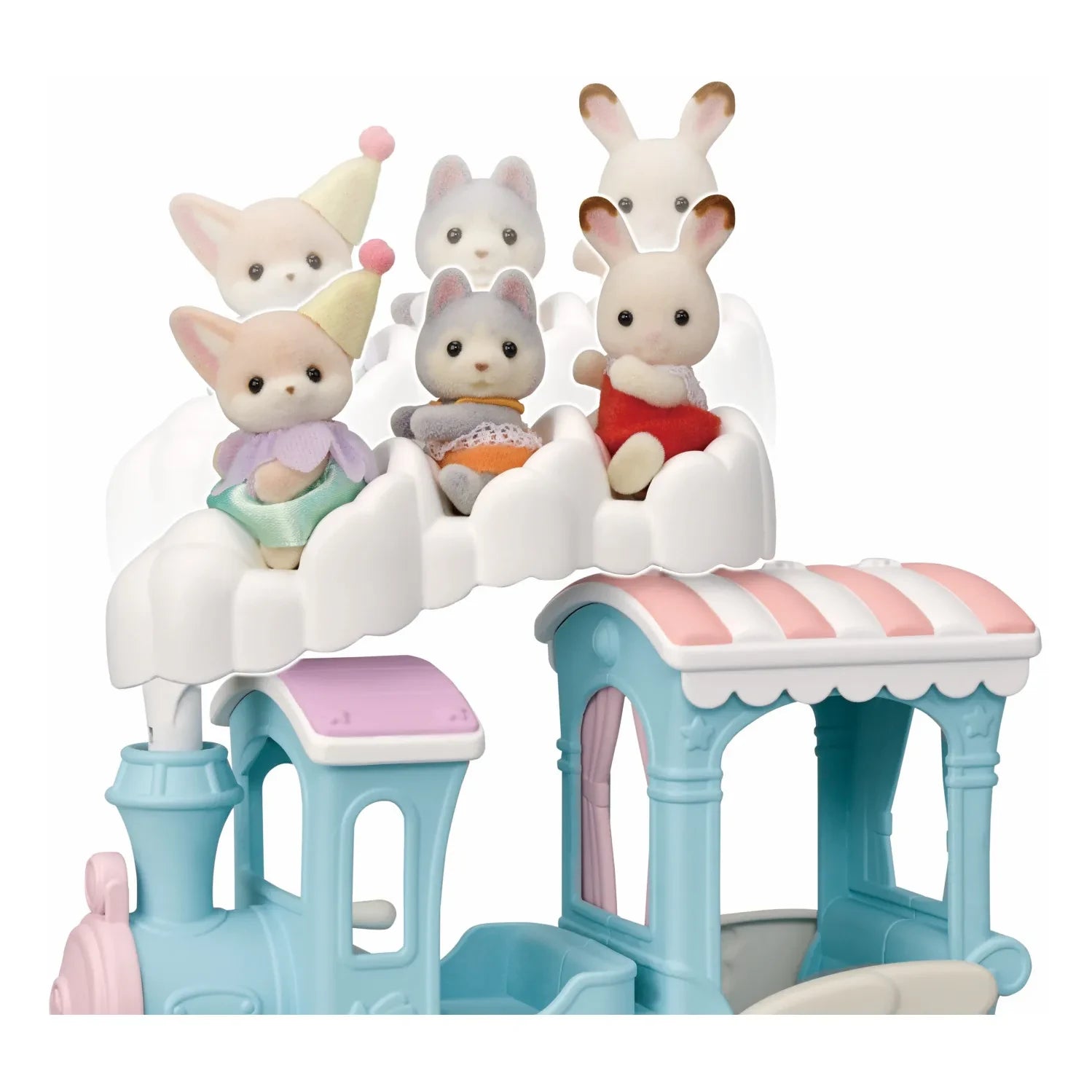 Sylvanian Families - Set Tren de Vapor y Bebé Zorro