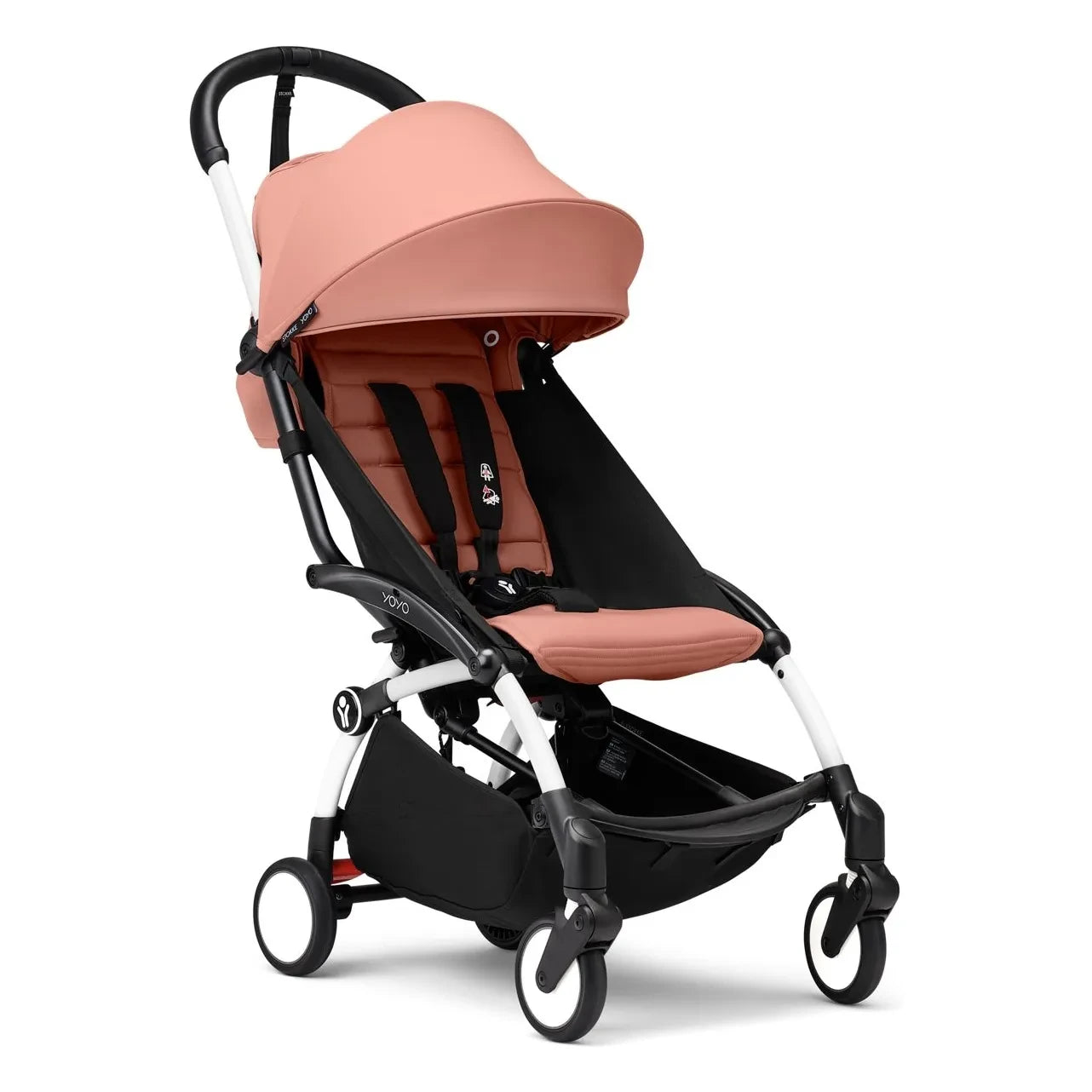 Stokke® - Cochecito YOYO³ 6+ Chasis blanco | Ginger