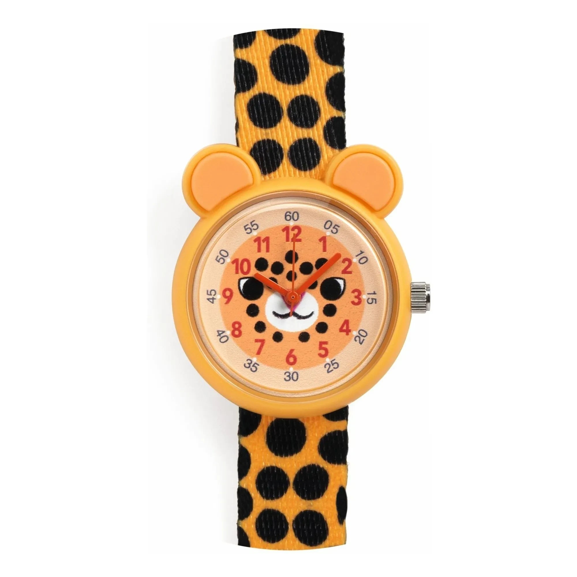 Djeco - TICLOCK - Reloj guepardo | Naranja