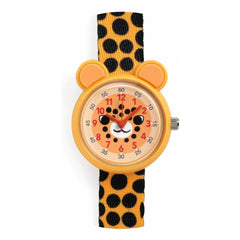 Djeco - TICLOCK - Reloj guepardo | Naranja