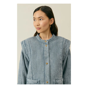 Louise Misha - Chaqueta de Algodón Orgánico Horicia - Colección Mujer | Gris