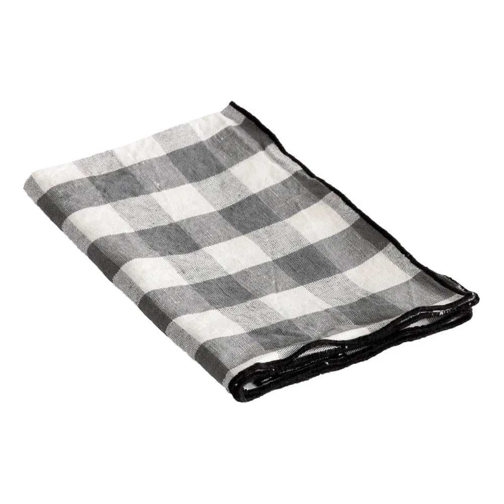 Mantel Individual Americano de Vichy y Pizarra de Casa de Vacaciones | Vichy Pizarra