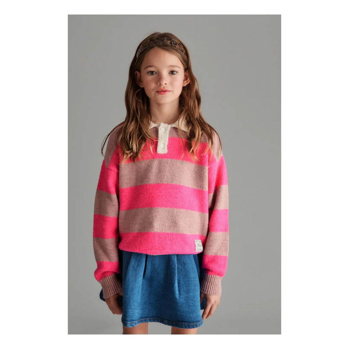 Mipounet - Andrea Polo Jersey de punto | Rosa