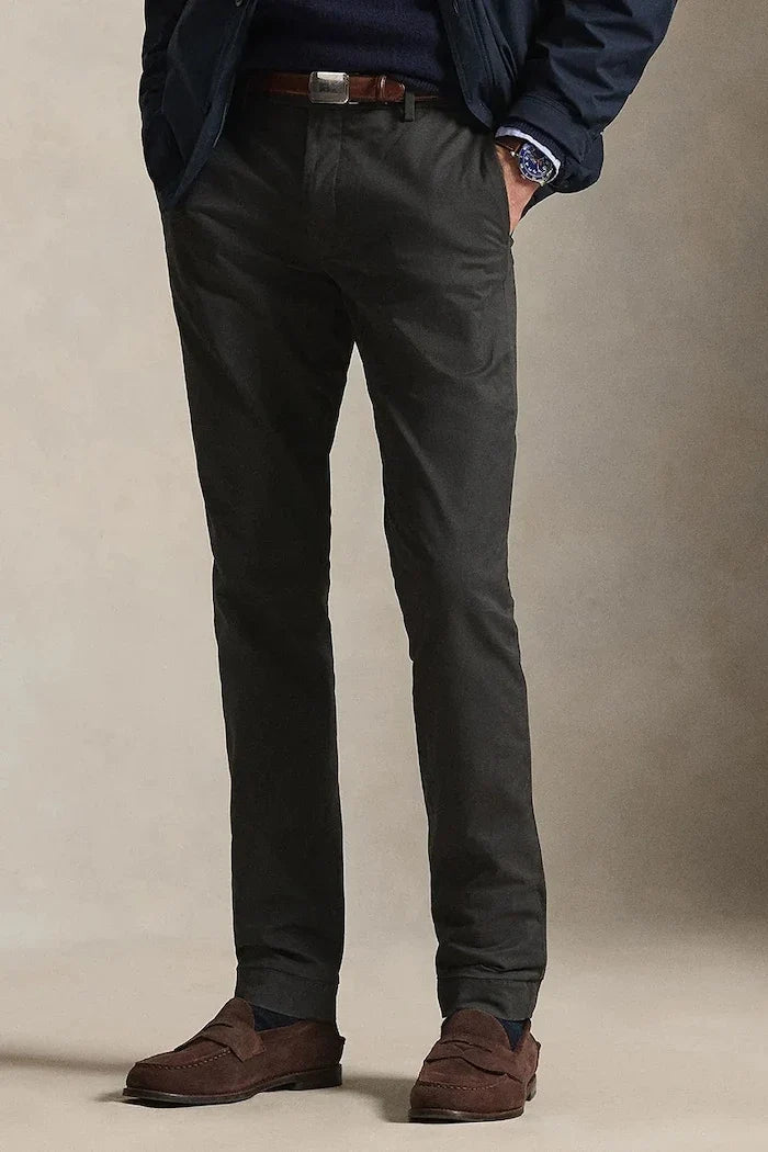 Pantalón de algodón slim fit para hombre Polo Ralph Lauren Slim Fit HDN Pant
