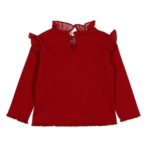 Búho - Camiseta Alev Çarkı | Rojo cereza