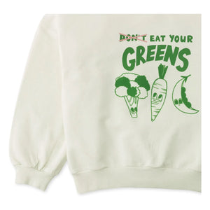 Sudadera Gingersnaps - Serena Eat Your Greens | Blanco