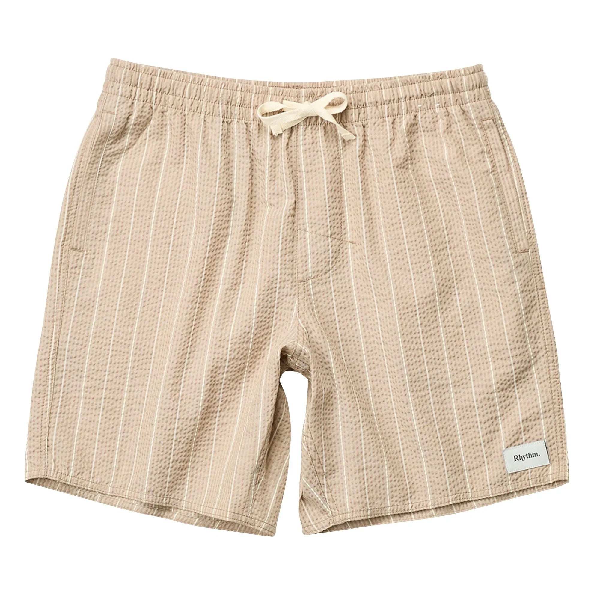 Rhythm - Shorts estampados de mermelada a rayas | Beige Oscuro
