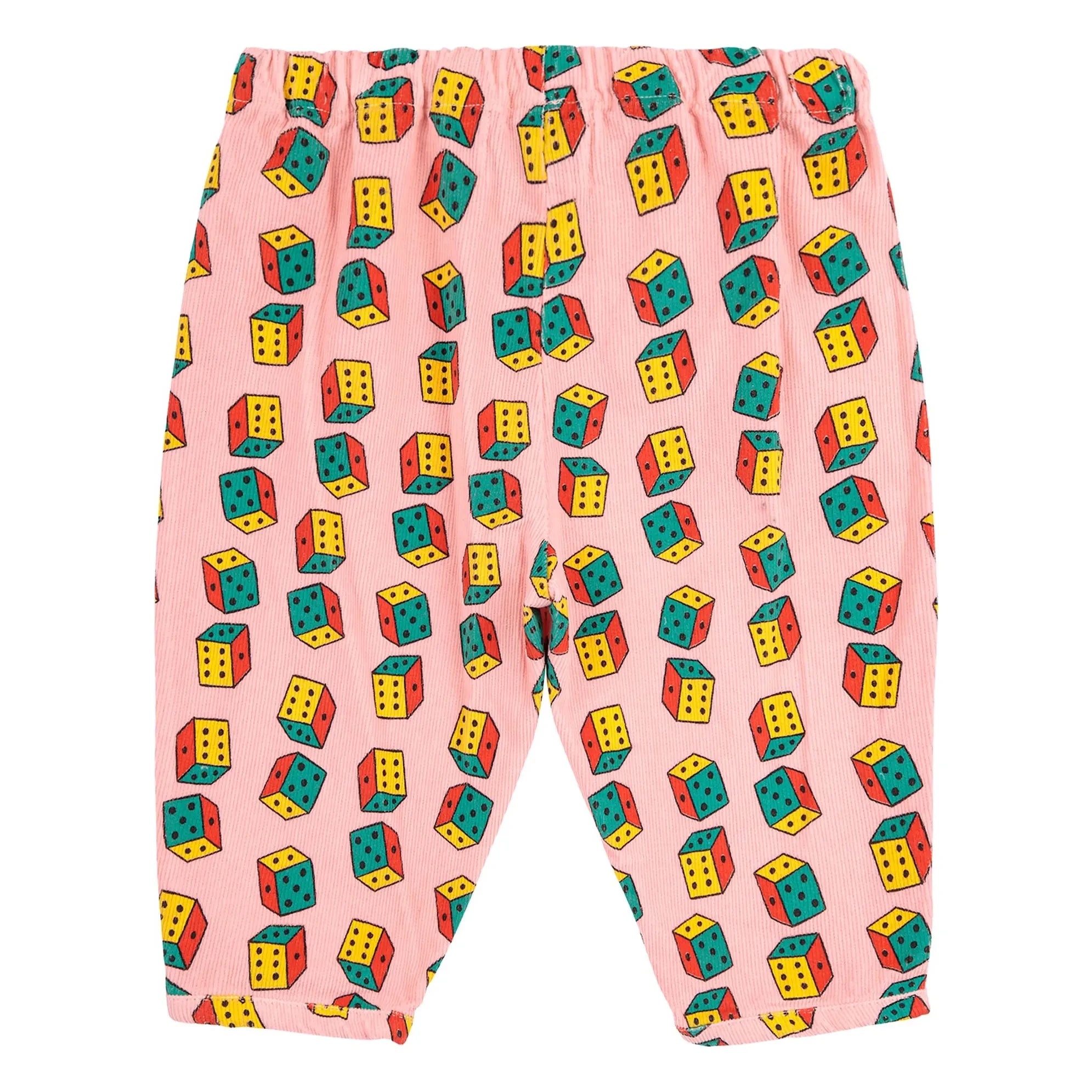 Bobo Choses - Pantalón de pana a cuadros de algodón orgánico | Rosa