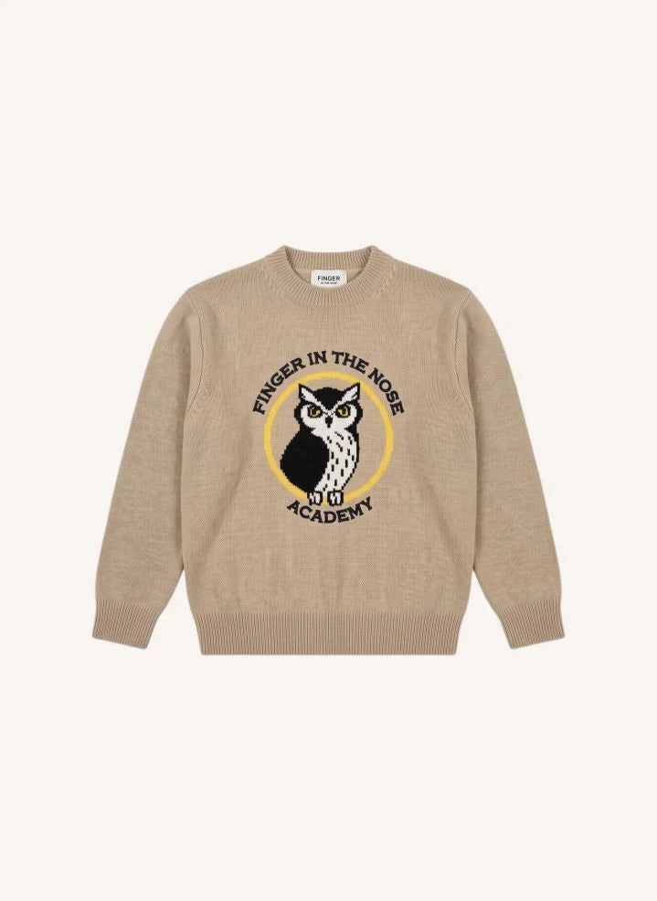 Finger in the nose - Pul Sally Academy Merino Wool | Marrón topo