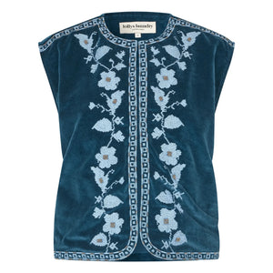Lollys Laundry - Chaqueta de algodón Bin | Turquesa