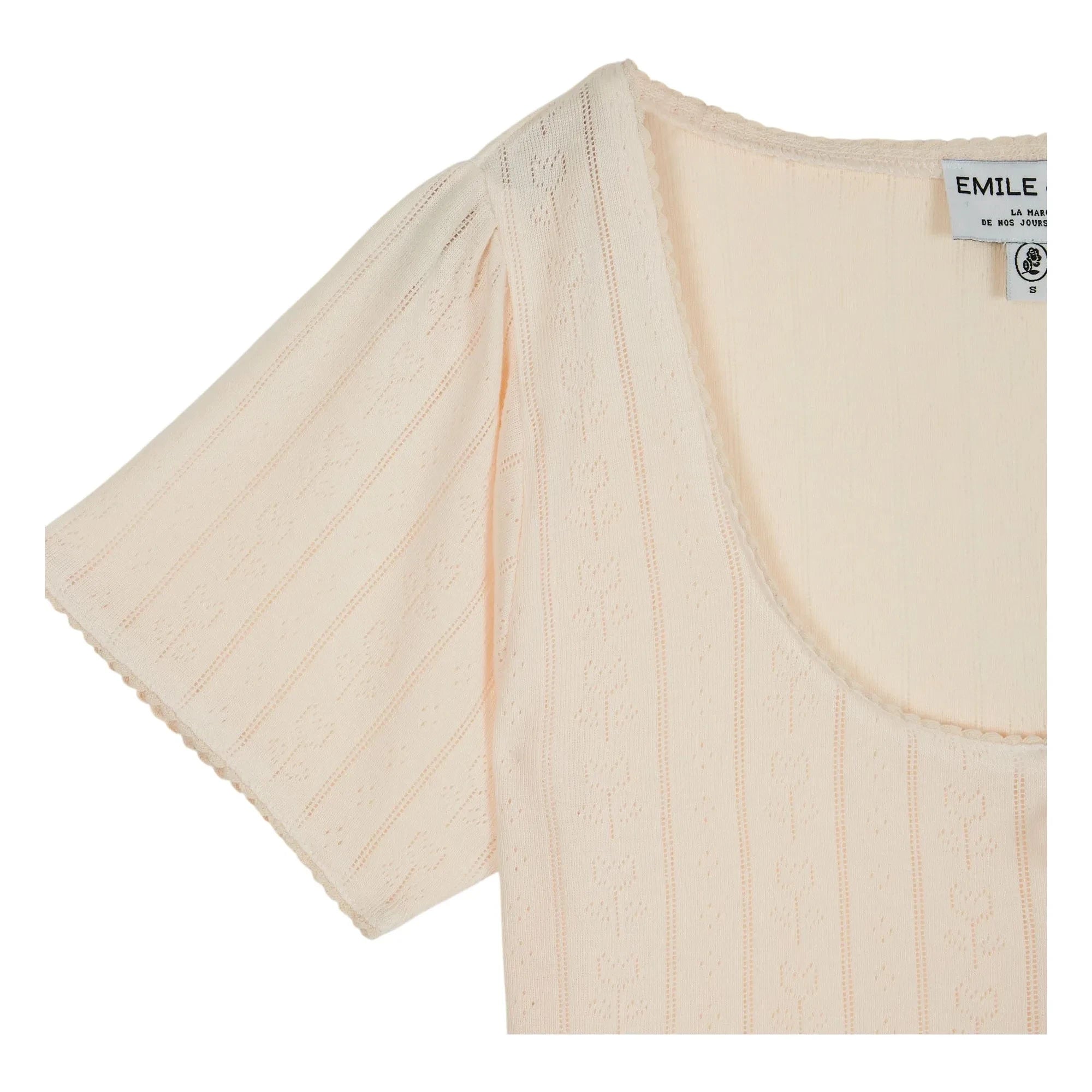 Emile et Ida - Camiseta de algodón modal | Crema