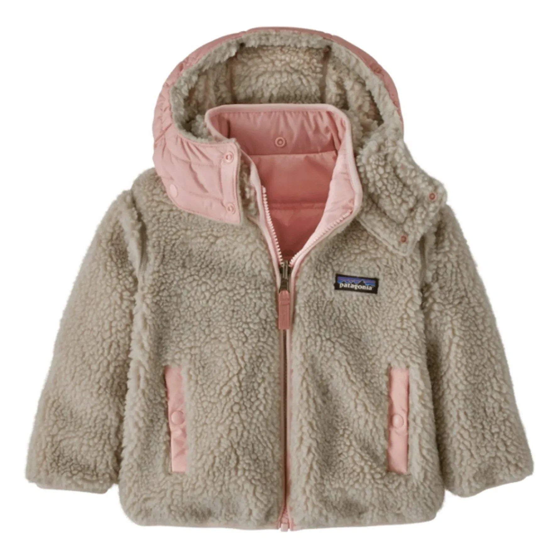 Patagonia - Chaqueta Reversible Tribbles de Fibra Reciclada | Rosa