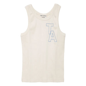 True Artist - Camiseta de tirantes a rayas N°20 | Marfil