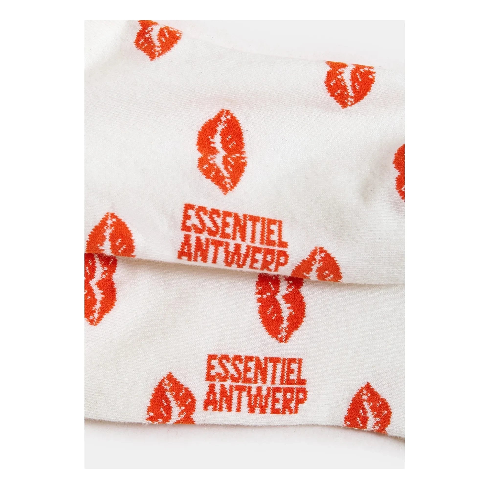Essentiel Antwerp - Calcetines Jisous Lips | Blanco