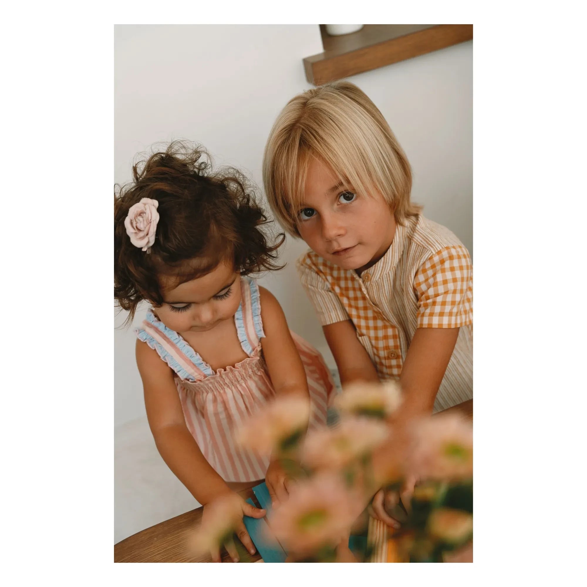 Lilinoa - Camisa de retales Alphonse | Caramelo