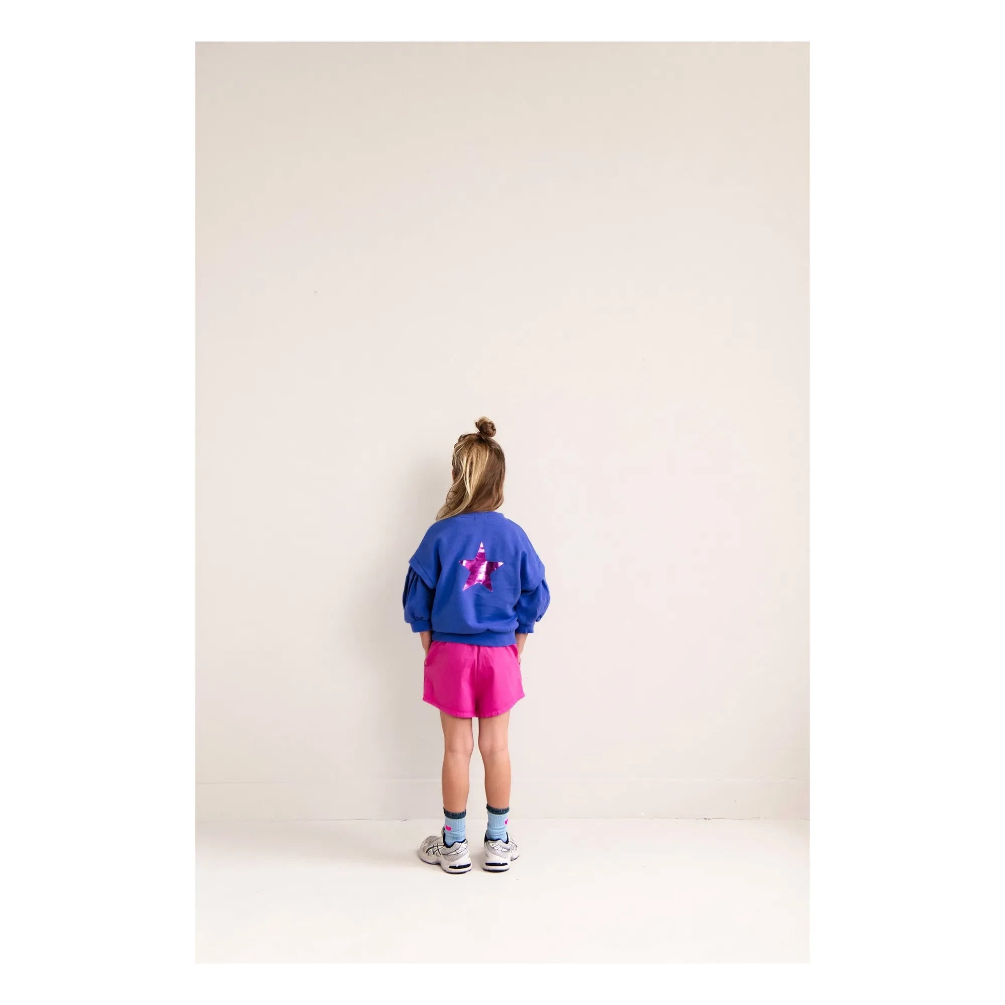 Jenest - Shorts de algodón orgánico Lou | Fucsia