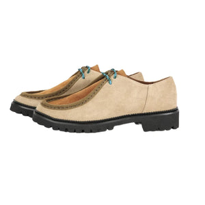 Bobo Choses - Zapatos de cuero Wallabees con bloques de color | Beige
