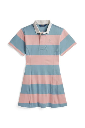Vestido acampanado de algodón Polo Ralph Lauren