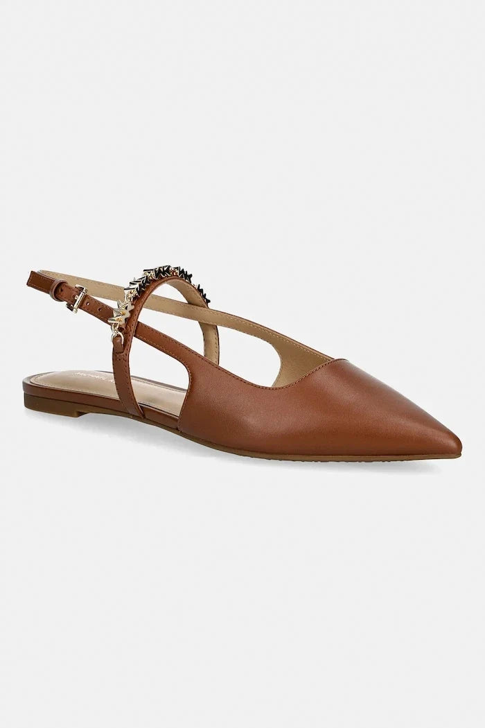 Bailarina plana de piel flexible Dina Flex de MICHAEL Michael Kors