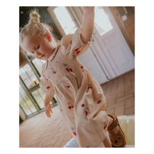 Fliink - Vestido de manzana y fresa | Crudo