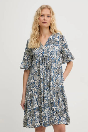 Vestido de algodón Weekend Max Mara FUOCO