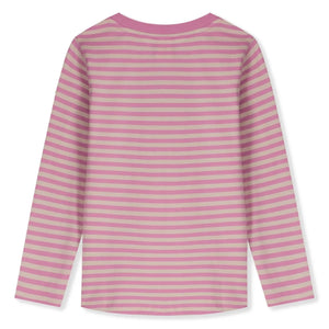 Gray Label - Camiseta de algodón orgánico a rayas | Rosa