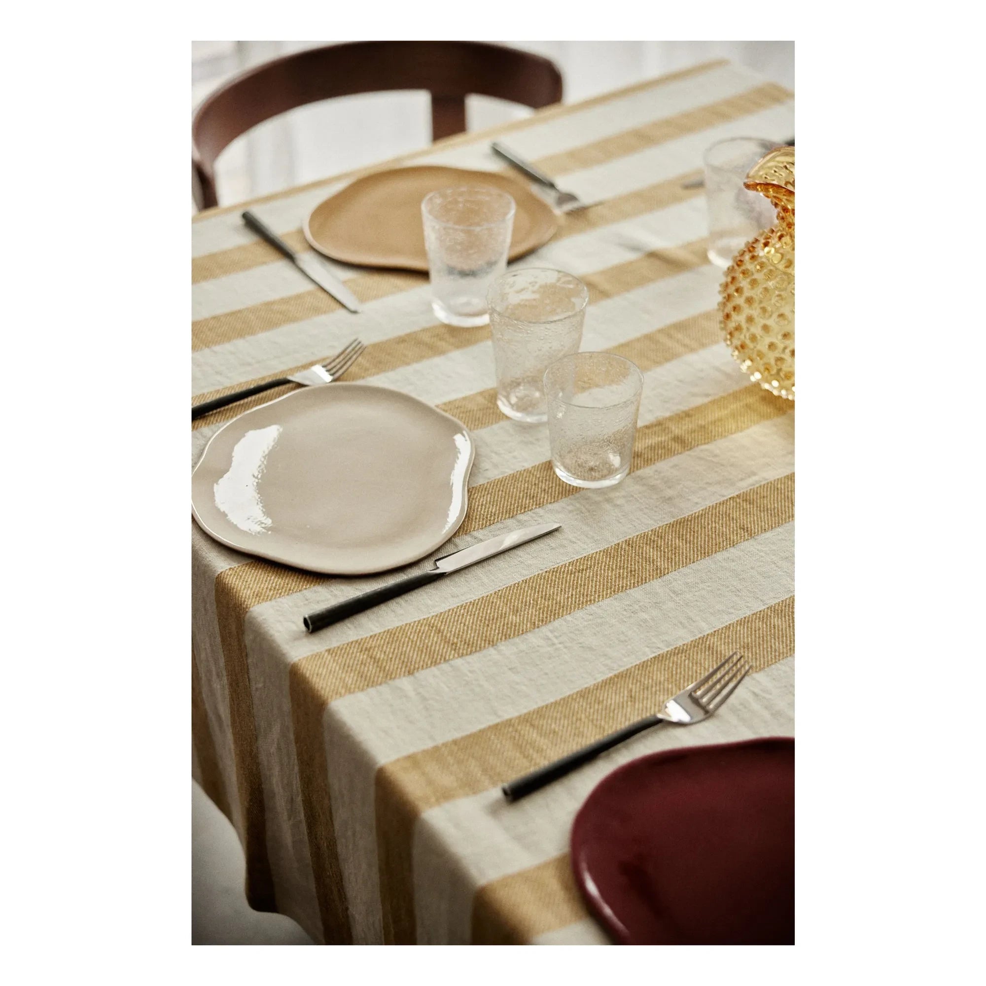 Gabrielle Paris - Mantel de lino Bastide | Color amarillo curry
