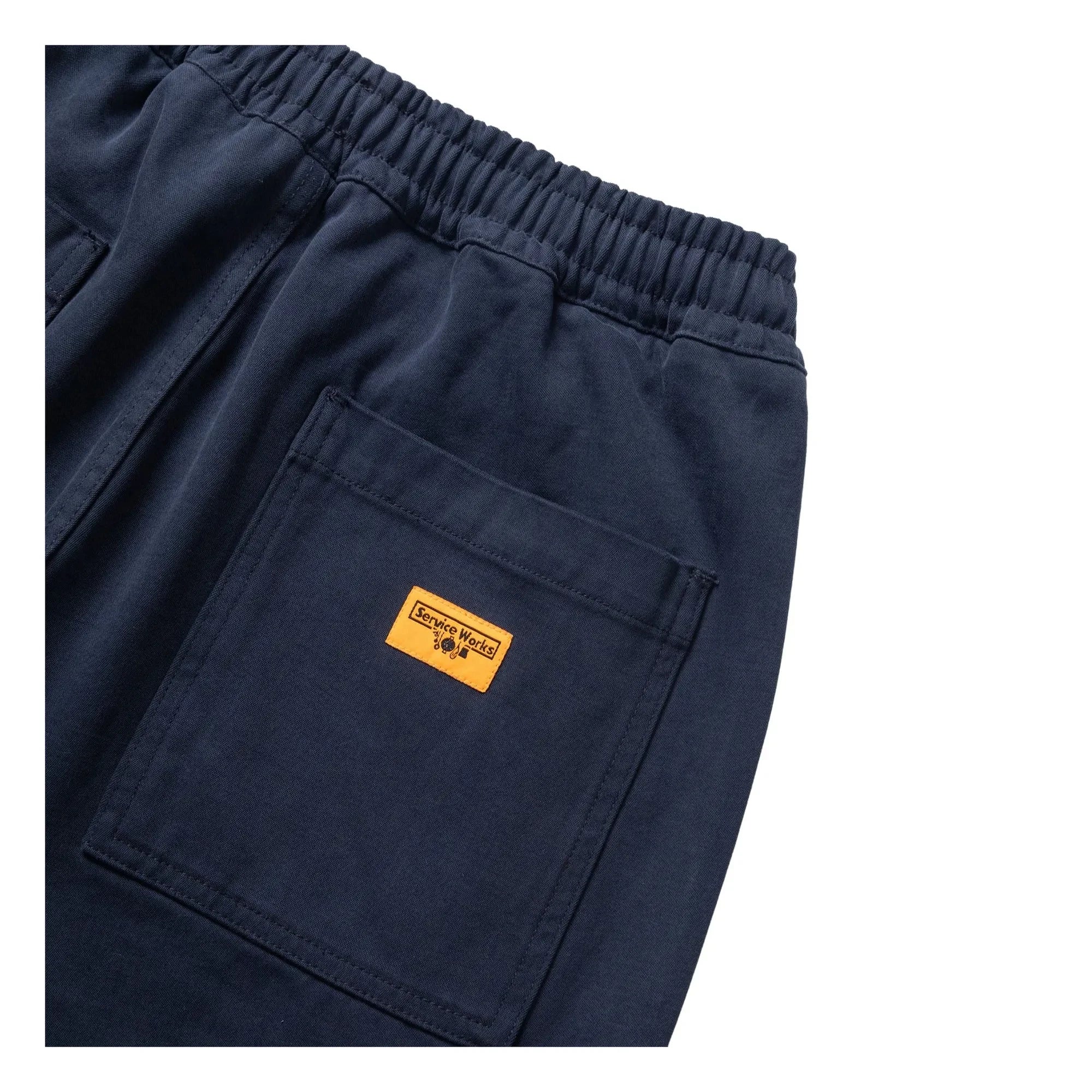Service Works - Pantalones de chef de molesquín de algodón orgánico | Azul marino