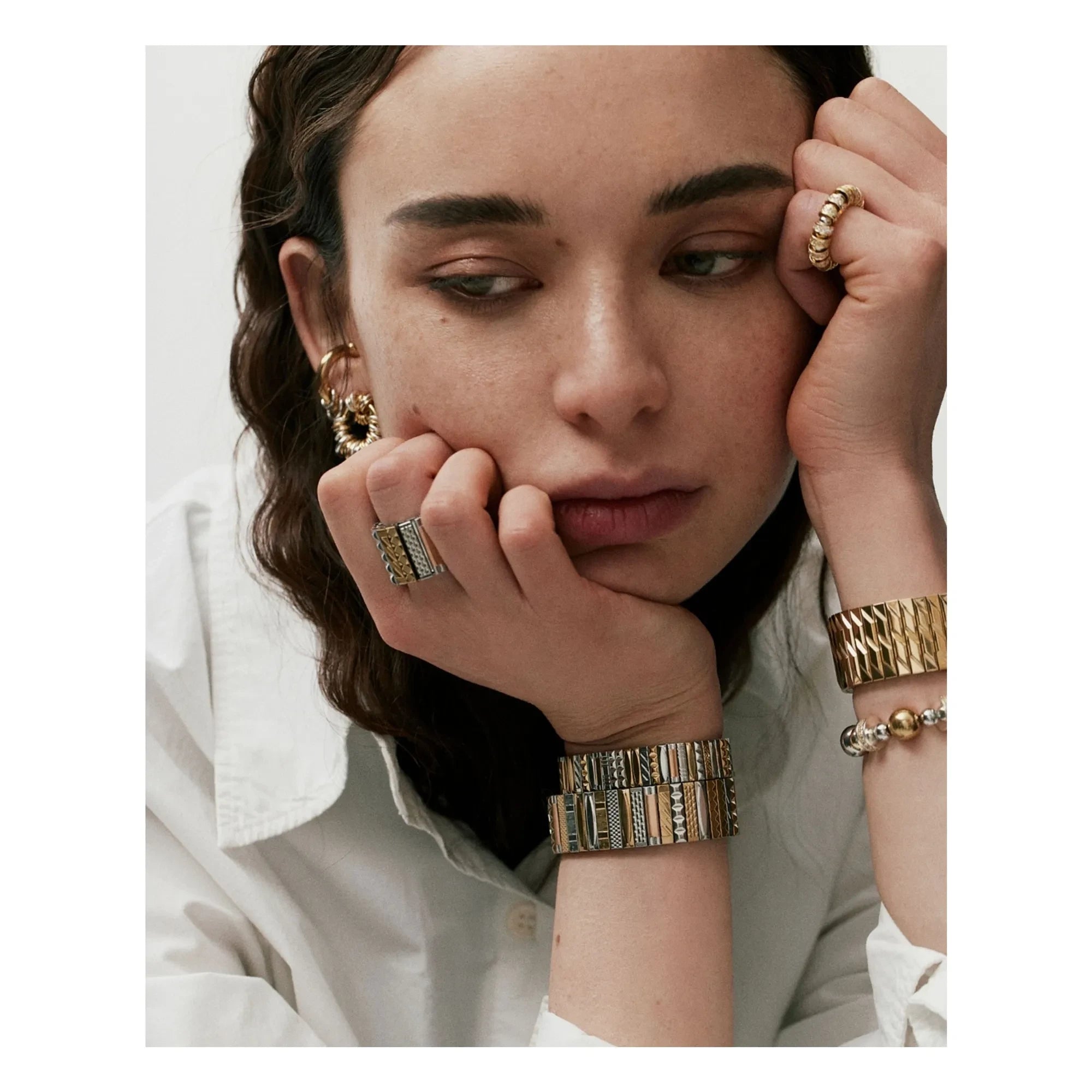 Sigal - SIG 12 pulsera | Oro/Plata