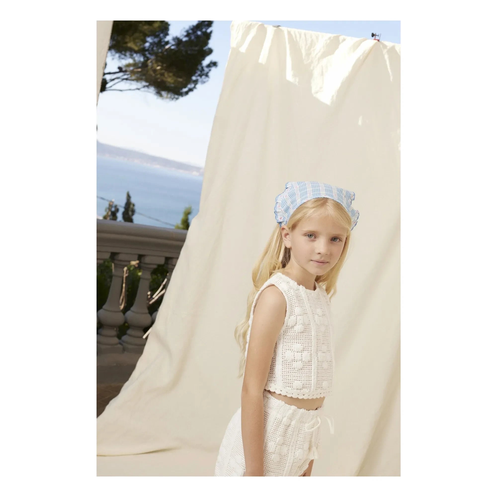 Bebe Organic - Shorts de ganchillo Inez | Crudo