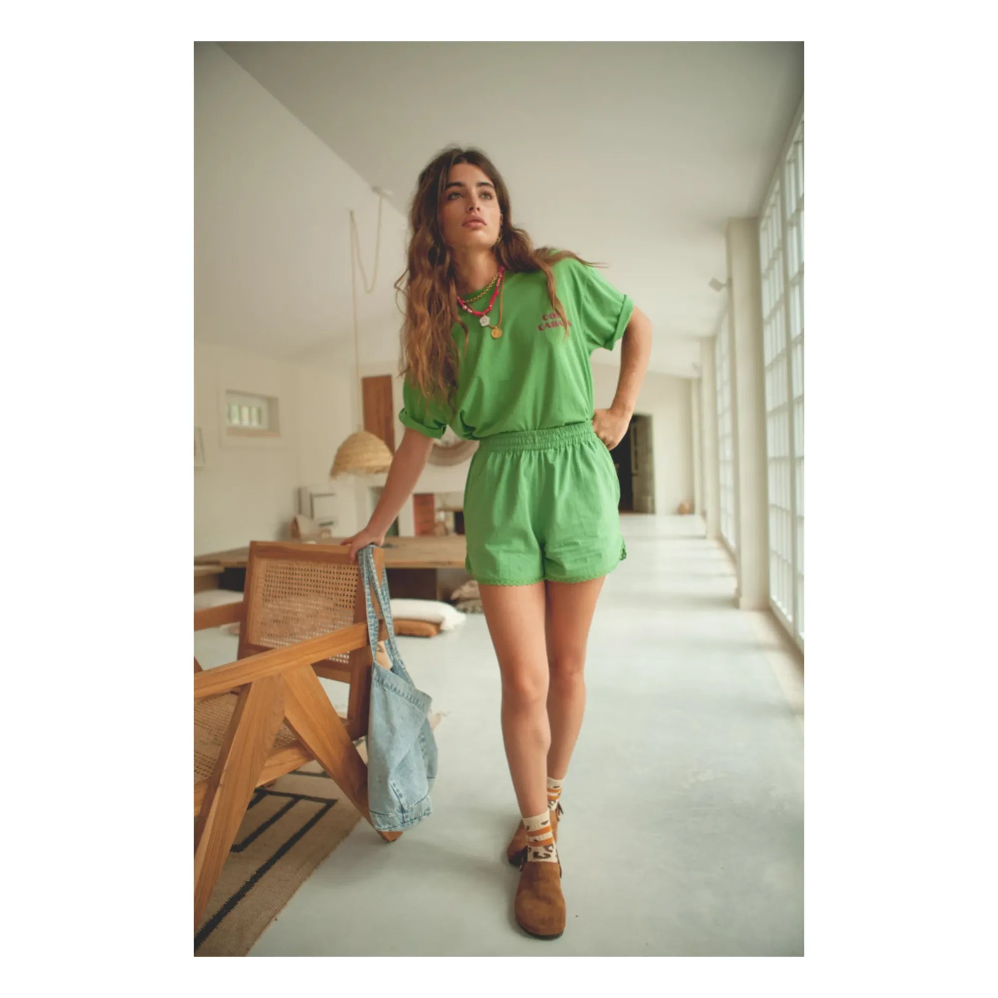 Marlot Paris - Pantalón corto Roma - Colección mujer | Verde