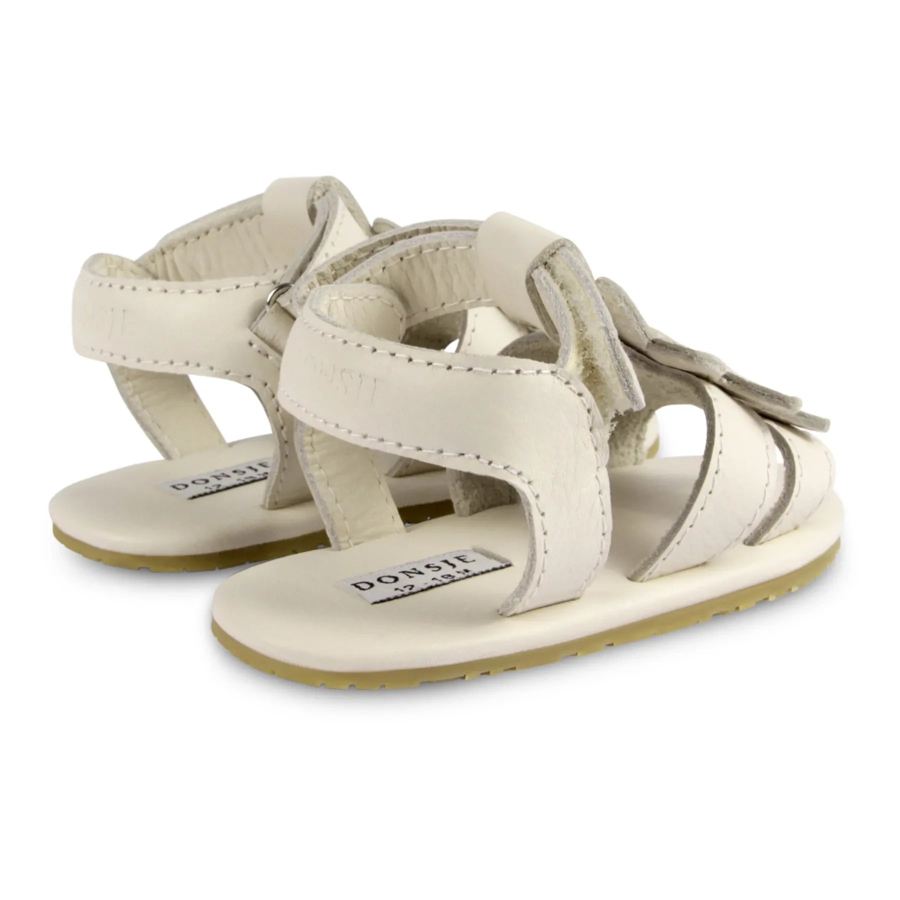 Donsje - Sandalias de piel Tuti Fields | Crema