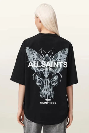 Camiseta oversize de algodón AllSaints HALIS para mujer