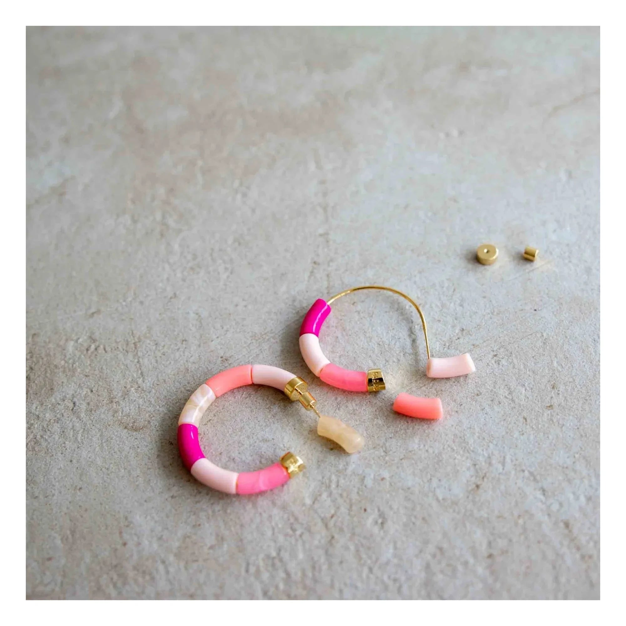 Parabaya - Pendientes Bola Personalizados | Rosa