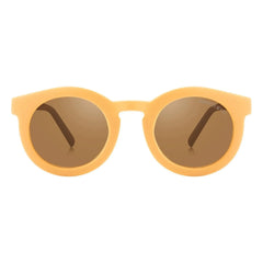 Grech & Co - Gafas de sol clásicas polarizadas de fibra natural | Amarillas