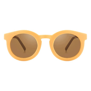 Grech & Co - Gafas de sol clásicas polarizadas de fibra natural | Amarillas