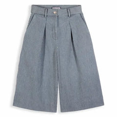 Maria de la Orden - Spencer Algodón Bermuda Pantalones Cortos | Azul