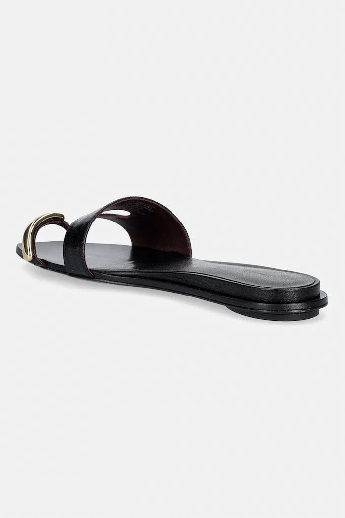 Tory Burch Sandalia Plana de Piel para Mujer Pierced Slide