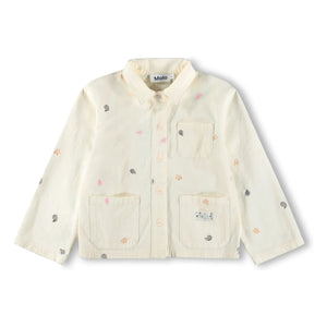 Molo - Chaqueta de algodón orgánico Hellen Coquillages | Crudo